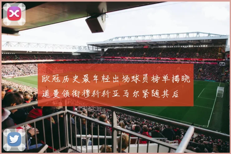 欧冠历史最年轻出场球员榜单揭晓道曼领衔穆科科亚马尔紧随其后